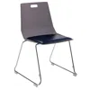 National Public Seating Nps Lūvraflex Chair - Poly Back/padded Seat -multi