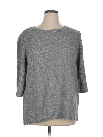 Pre-owned National Pullover Sweater In Gray