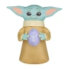 National Tree Co . 18 Star Wars Easter Inflatable In Green