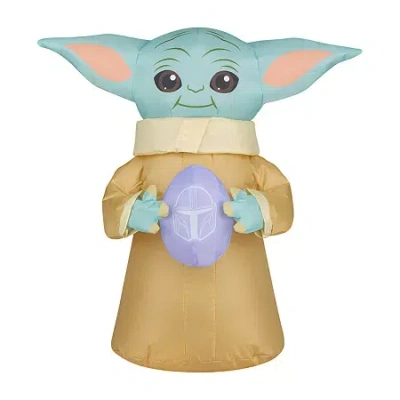 National Tree Co . 18 Star Wars Easter Inflatable In Green