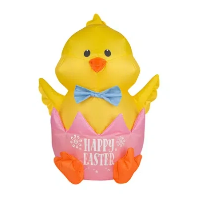 National Tree Co . 20 In Easter Inflatable In Yellow