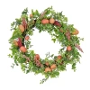 National Tree Co . 22 Pink Eggs Wreath In Pink