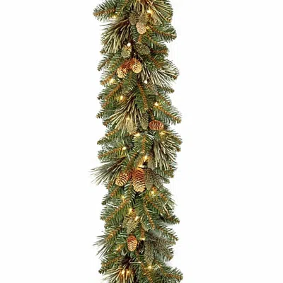 National Tree Co . Carolina Pine Christmas Indoor Outdoor Garland In Green