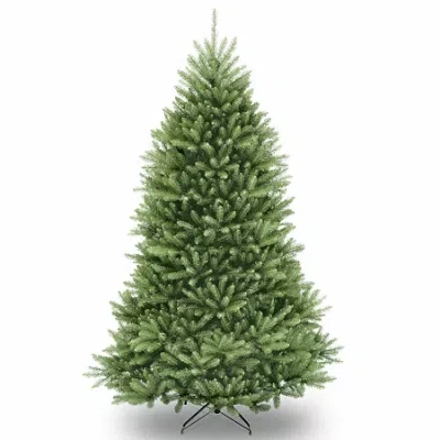 National Tree Co . Dunhill Fir Hinged 7 1/2 Foot Fir Christmas Tree In Green