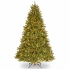 National Tree Co . Grande Fir Hinged 7 1/2 Foot Pre-lit Fir Christmas Tree In Green