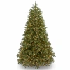 National Tree Co . Jersey Frasier Fir 7 1/2 Foot Pre-lit Fir Christmas Tree In Green