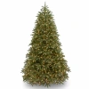 National Tree Co . Jersey Frasier Fir 7 1/2 Foot Pre-lit Fir Christmas Tree In Green