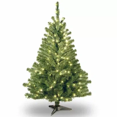 National Tree Co . Kincaid Spruce 4 Foot Pre-lit Spruce Christmas Tree In Green