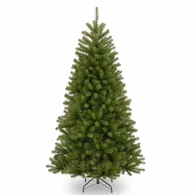 National Tree Co . North Valley Hinged 7 1/2 Foot Spruce Christmas Tree In Green