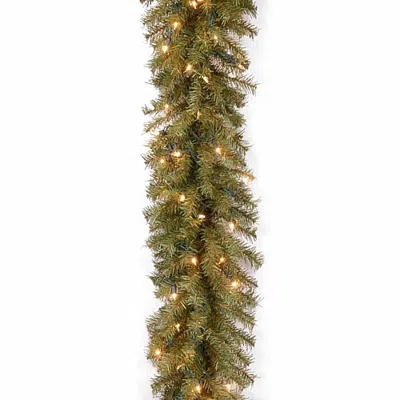 National Tree Co . Norwood Fir Christmas Indoor Outdoor Garland In Green