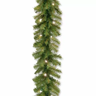 National Tree Co . Norwood Fir Dual Color Christmas Indoor Outdoor Garland In Green