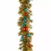 National Tree Co . Retro Christmas Indoor Outdoor Garland In Green