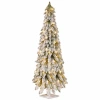 National Tree Co . Snowy Downswept 5 Foot Pre-lit Flocked Christmas Tree In Green