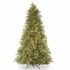 National Tree Co . Tiffany Fir 7 1/2 Foot Pre-lit Fir Christmas Tree In Green