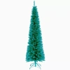 National Tree Co . Turquoise Tinsel 6 Foot Christmas Tree In White