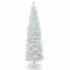 National Tree Co . White Iridescent Tinsel 6 Foot Christmas Tree In Transparent