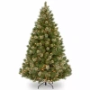 National Tree Co . Wispy Willow Grande 7 1/2 Foot Pre-lit Christmas Tree In Green