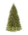 National Tree Company 10ft Dunhill Fir Hinged Tree With 1200 Clear Lights