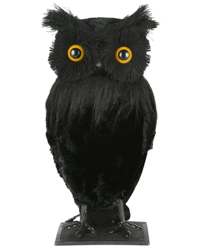 National Tree Company 11 Eerie Eyes Owl In Black