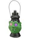 National Tree Company 12 Green Ghoul Lantern With Led Lights In Green