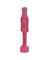 National Tree Company 12" Hgtv Home Collection Nutcracker Christmas Decor In Pink