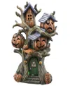 National Tree Company 12" Tree Of Jack O' Lanterns Decoration, Led Lights, Halloween Collection In Orange