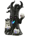 National Tree Company 15 Frightening Face Haunted Tree In Black
