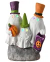NATIONAL TREE COMPANY 15" TRICK OR TREATING GHOSTS DECORATION, LED LIGHTS, HALLOWEEN COLLECTION