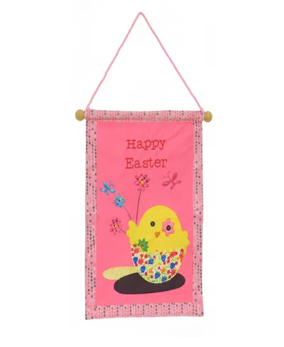 National Tree Company 18" Happy Easter Banner In Pink