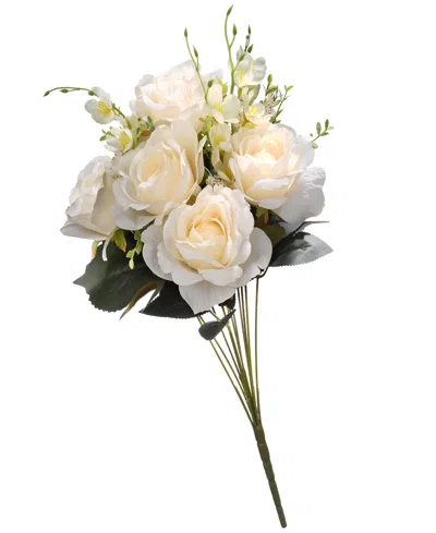 National Tree Company 19 Cream Rose Bundle