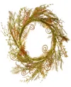 National Tree Company 22 Fern Wreath In Green