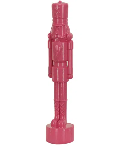 National Tree Company 24" Hgtv Home Collection Nutcracker Christmas Decor In Pink