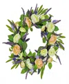 National Tree Company 24in Ranunculus And Astilbes Wreath In Green