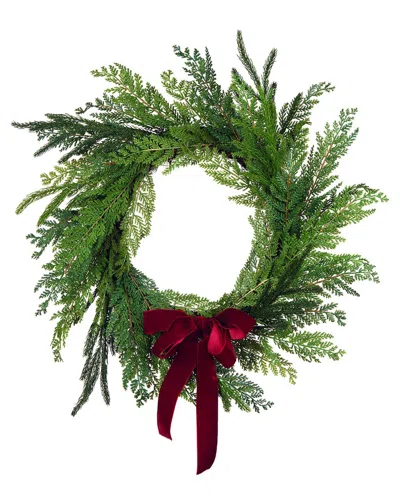 NATIONAL TREE COMPANY NATIONAL TREE COMPANY 24IN CHRISTMAS COTTAGE WREATH