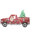 National Tree Company 27in Pre-lit Santain Truck In Red