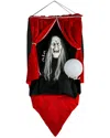 National Tree Company 28in Animated Halloween Fortune Teller Sound Activated Decor In Red
