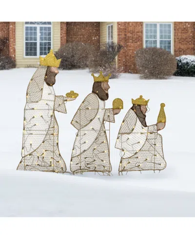 National Tree Company 3 Wisemen With Led Lights In White