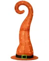 Shop National Tree Company 34in Pre-lit Orange Witchs Hat Decoration
