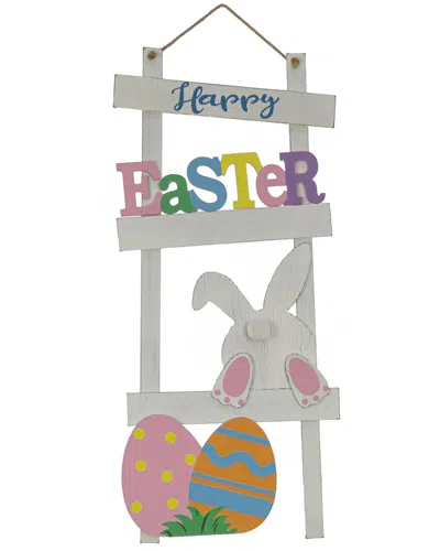 National Tree Company 36in Happy Easter Wall Sign In White