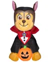 National Tree Company 38in Inflatable Halloween Chase From Paw Patrol In Black