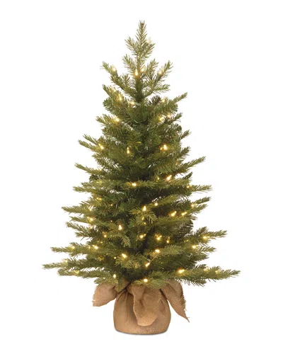 National Tree Company 3ft Feel-real Nordic Spruce Tree In Burlap