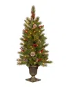 National Tree Company 4' Feel Real Bristle Berry Entrance Tree