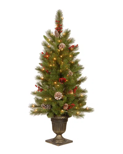 National Tree Company 4' Feel Real Bristle Berry Entrance Tree