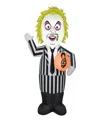NATIONAL TREE COMPANY 42" INFLATABLE DECORATION, BLACK, BEETLEJUICE CHARACTER, SELF INFLATING, PLUG IN, HALLOWEEN COLLECTI