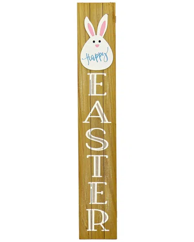 National Tree Company 43in Easter Bunny Porch Sign Decor In Brown