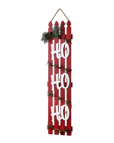 National Tree Company 47in Ho Ho Ho Wall Sign In Red