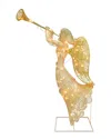 Shop National Tree Company 48in Champagne Sisal Angel With 70 Mini Clear Lights