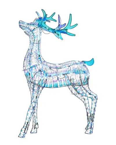 National Tree Company 48in Iridescent Deer With Led Lights In Blue