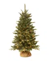 National Tree Company 4ft Burlap Tree With 150 Clear Lights