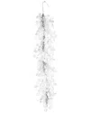 National Tree Company 4ft Winter Frost White Garland In White